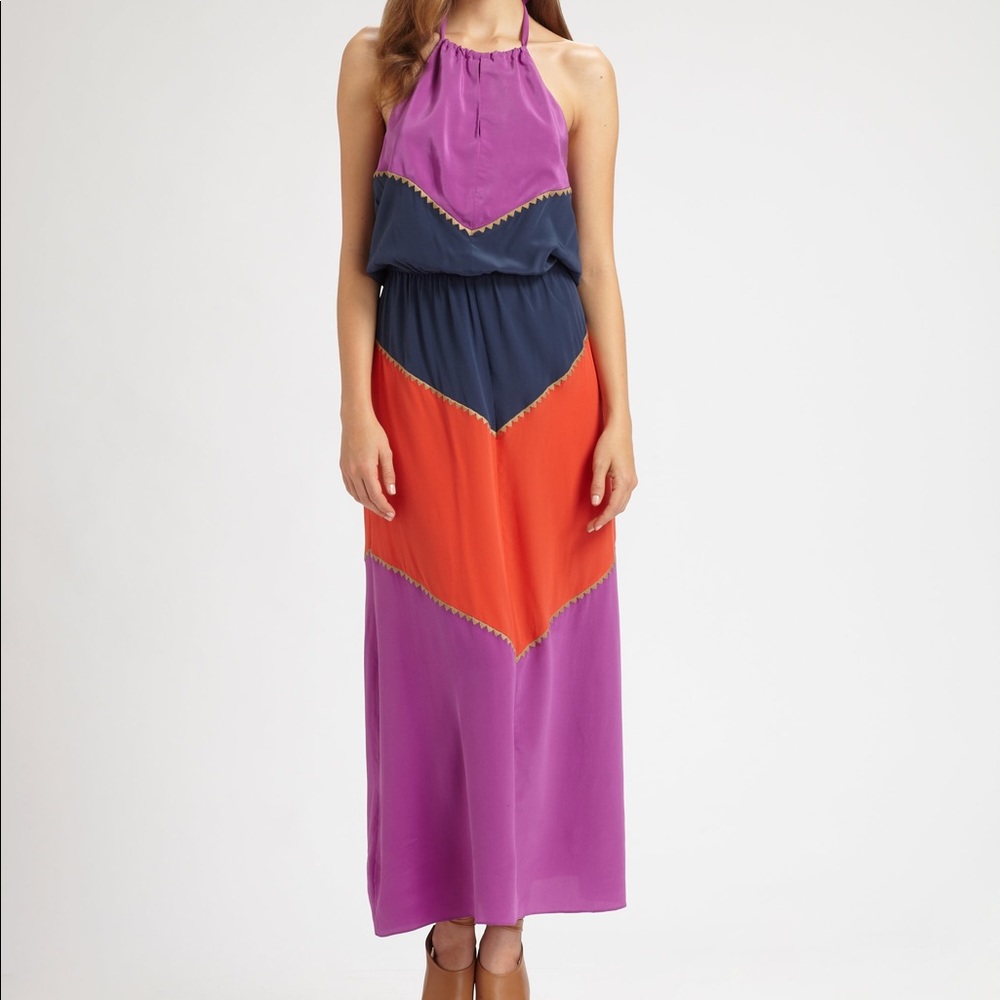 Bcbg color block dress